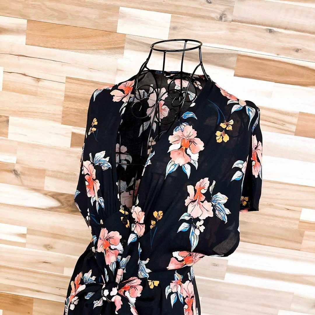 ZARA - 【ザラウーマン】花柄 プリント ロング ワンピース ZARA - 【ザラウーマン】花柄 プリント ロング ワンピース