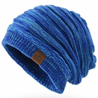 【サイズ:60.0cm_色:ブルー】[Andeor] ニット帽 メンズ 冬 防寒(その他)