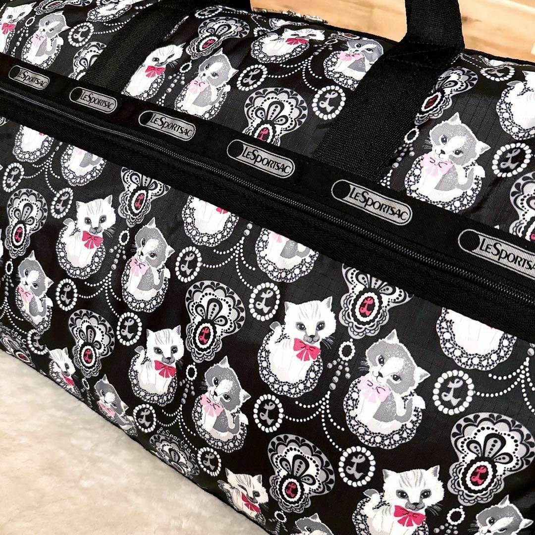LeSportsac - 希少【レスポートサック】猫キャットねこ レース柄 LeSportsac - 希少【レスポートサック】猫キャットねこ レース柄