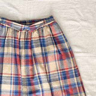 エヘカソポ(ehka sopo)のcheck skirt ／ ehka sopo(ロングスカート)