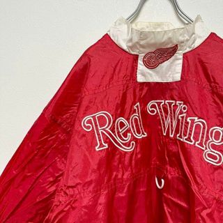 FANS GEAR 古着　Red Wingsレッドウィングス　ナイロンジャケット(ブルゾン)