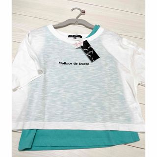 新品 キッズ 女の子 半袖 Tシャツ タンクトップ 2点セット 150cm(Tシャツ/カットソー)