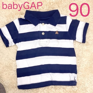 babyGAP - babyGAP☆ボーダーポロシャツ 90cm
