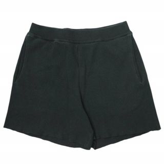 オーラリー(AURALEE)のAURALEE オーラリー 18SS 日本製 HIGH GAUGE RIB SHORTS ハイゲージリブショーツ A8ST02TE 1 ネイビー イージー ショートパンツ ボトムス【中古】【AURALEE】(ショートパンツ)