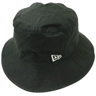 ニューエラー(NEW ERA)のNEW ERA ニューエラ コットンツイルバケットハット L/XL ブラック 帽子【中古】【NEW ERA】(ハット)