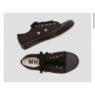 エムエイチエル(MHL.)の美品マーガレットハウエルMHL. ARMY SHOES 23.0cm(スニーカー)