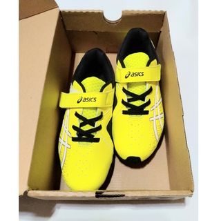 アシックス(asics)のasics アシックス　スニーカー　22.0 男の子　レーザービーム　ネオンイエ(スニーカー)