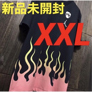 ナイキ(NIKE)のNIKE✨JORDAN✨ファイアーパターン　XXL(Tシャツ/カットソー(半袖/袖なし))