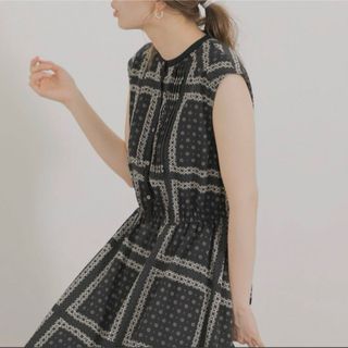 サニーレーベル(Sonny Label)の【美品】Sonny label エスニックパネル柄ワンピース(ロングワンピース/マキシワンピース)