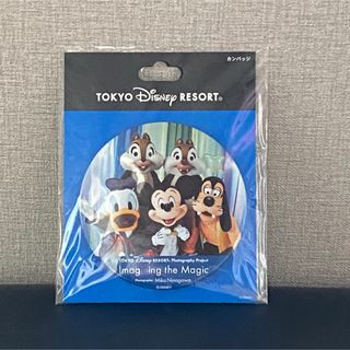 ディズニー(Disney)のディズニー　＊ イマジニングザマジック　缶バッジ(キャラクターグッズ)