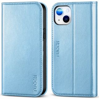 【色:メタリックブルー】TUCCH iPhone 14 Plus 対応 ケース (その他)