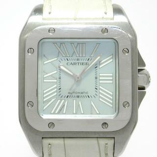カルティエ(Cartier)のCartier(カルティエ) 腕時計 サントス100MM W20132X8 ボーイズ ブルーシェル(腕時計)