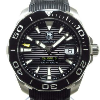 タグホイヤー(TAG Heuer)のTAG Heuer(タグホイヤー) 腕時計 アクアレーサーキャリバー5 WAY211A-0/WAY211A.FT6068 メンズ SS/ラバーベルト 黒(その他)