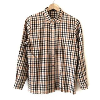 ダックス(DAKS)のDAKS(ダックス) 長袖シャツ サイズ9 メンズ - ベージュ×ブラウン×ダークグレー チェック柄(シャツ)