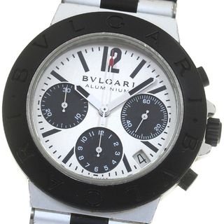 ブルガリ(BVLGARI)のブルガリ BVLGARI AC38TA アルミニウム クロノグラフ 自動巻き メンズ _809567(腕時計(アナログ))