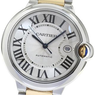 カルティエ(Cartier)のカルティエ CARTIER W69009Z3 バロンブルー LM YGコンビ 自動巻き メンズ 箱・保証書付き_806107(腕時計(アナログ))