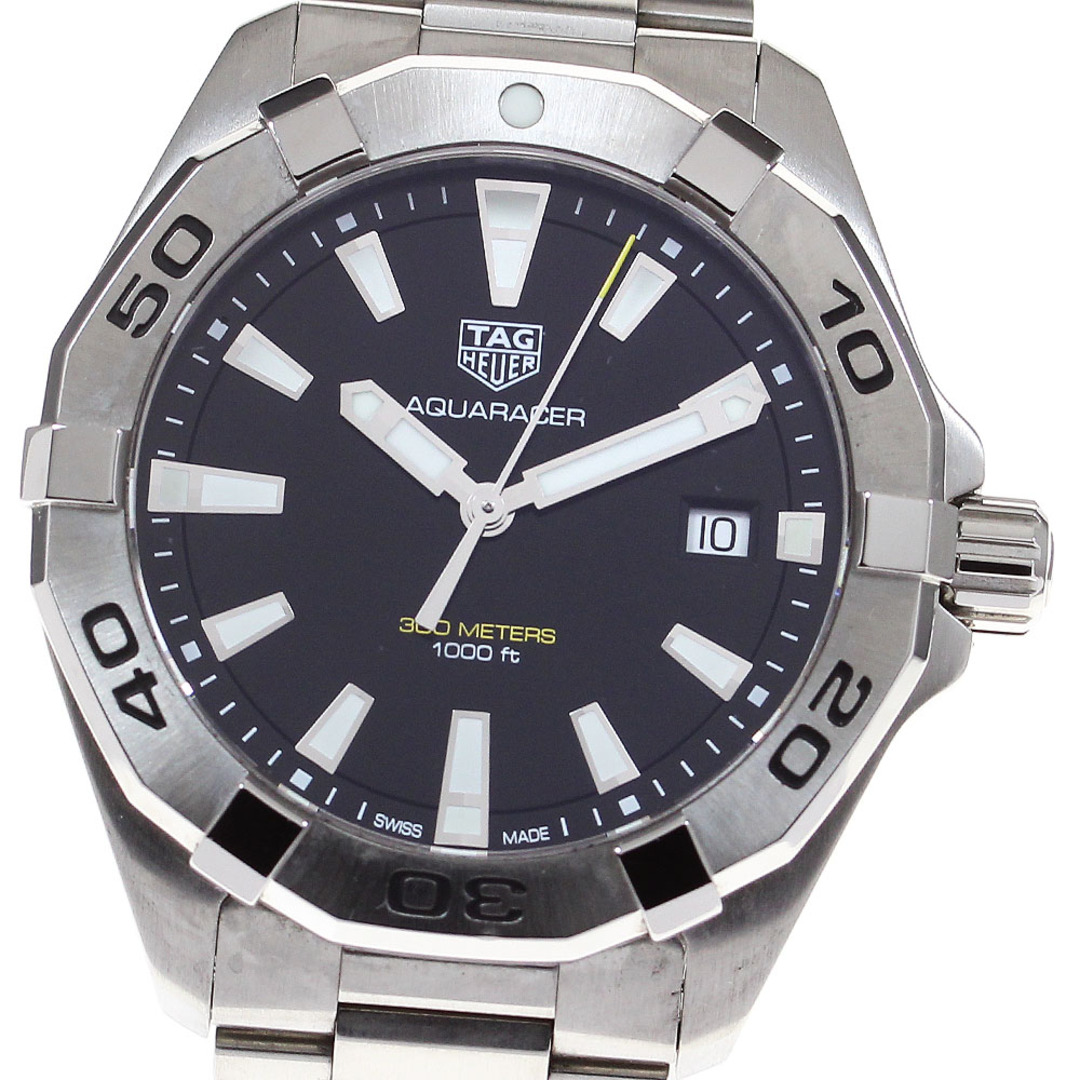 TAG Heuer - タグホイヤー TAG HEUER WBD1110 アクアレーサー デイト クォーツ メンズ 内箱・保証書付き_814342