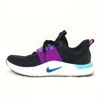 NIKE - NIKE(ナイキ) スニーカー 23 レディース リニュー インシーソン AR4543-007 黒×パープル×マルチ ナイロン×化学繊維