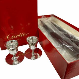 Cartier - Cartier カルティエ　キャンドルスタンド　蝋燭　燭台　silver925