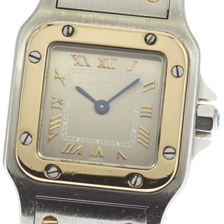 カルティエ(Cartier)のカルティエ CARTIER W20031C4 サントスガルべ SM YGベゼル クォーツ レディース _807327(腕時計)