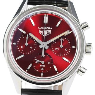 タグホイヤー(TAG Heuer)のタグホイヤー TAG HEUER CBK221G カレラ キャリバーホイヤー02 クロノグラフ 自動巻き メンズ 極美品 箱・保証書付き_819413(腕時計(アナログ))