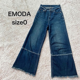EMODA - エモダ　SWITCHING WIDE J/W DENIM  ワイド　デニム