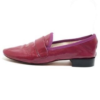 レペット(repetto)のrepetto(レペット) ローファー 39 レディース - ボルドー エナメル（レザー）(ローファー/革靴)