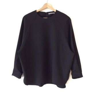 セオリーリュクス(Theory luxe)のtheory luxe(セオリーリュクス) 長袖カットソー サイズ38 M レディース - 黒 クルーネック(カットソー(長袖/七分))