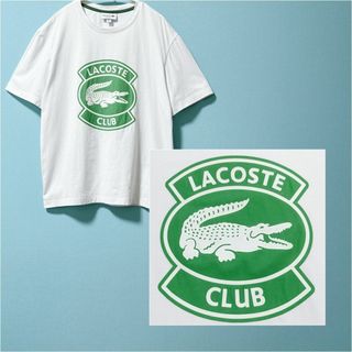 ラコステ(LACOSTE)の【LACOSTE】ラコステ デカワニ 刺繍ロゴ Tシャツ(Tシャツ/カットソー(半袖/袖なし))