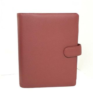 ファイロファックス(Filofax)のFilofax(ファイロファックス) 手帳新品同様  - ボルドー A5 レザー(その他)