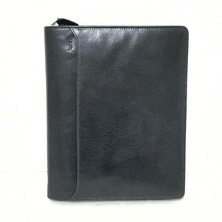 ファイロファックス(Filofax)のFilofax(ファイロファックス) 手帳 - 黒 ラウンドファスナー レザー(その他)