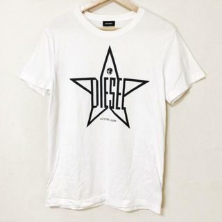 DIESEL - DIESEL(ディーゼル) 半袖Tシャツ サイズM メンズ - 白×黒 クルーネック