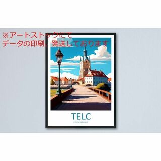 mz ポスター A3 (A4も可) Telc トラベル ウォール アート Tel(印刷物)