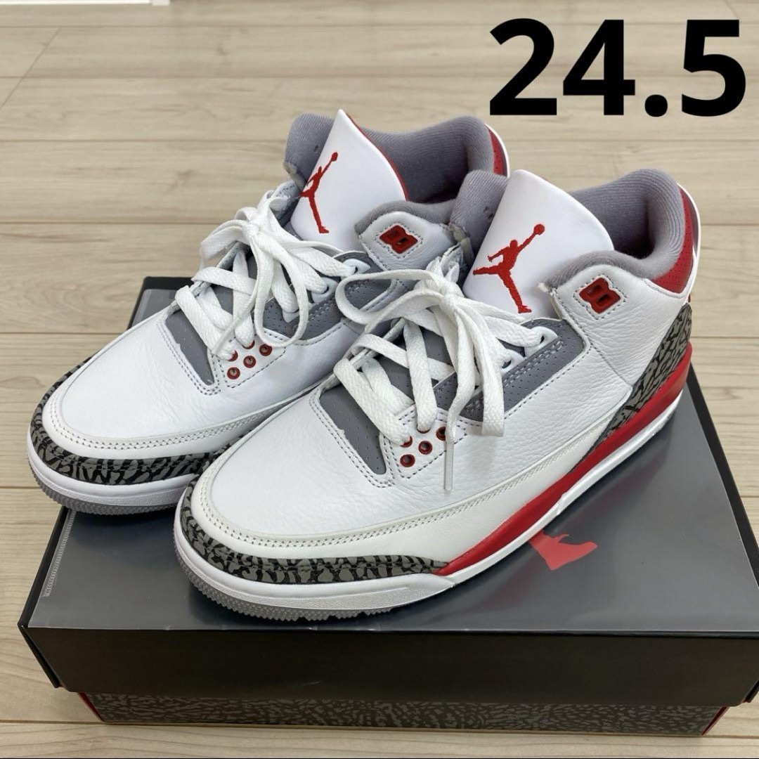 Jordan Brand(NIKE) - ナイキ AJ3 ファイアレッド US 6.5 Jordan Brand(NIKE) - ナイキ AJ3 ファイアレッド US 6.5