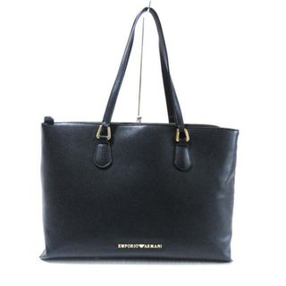 エンポリオアルマーニ(Emporio Armani)のEMPORIOARMANI(エンポリオアルマーニ) ショルダーバッグ - 黒 レザー(ショルダーバッグ)