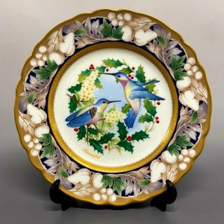 ノリタケ(Noritake)のNoritake(ノリタケ) 小物美品  - 白×ゴールド×マルチ 2000年 イヤープレート 陶器(その他)