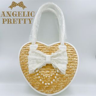 アンジェリックプリティー(Angelic Pretty)のAngelic Pretty ★ Sweet Heart ストローバッグ(トートバッグ)