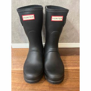 HUNTER - HUNTER レインブーツ UK5 US7 EU38 24cm ブラック