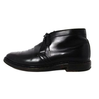 オールデン(Alden)のAlden(オールデン) ショートブーツ 7 1/2  メンズ - 黒 レースアップ レザー(ブーツ)