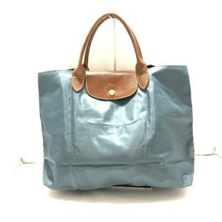 ロンシャン(LONGCHAMP)のLONGCHAMP(ロンシャン) トートバッグ美品  ル・プリアージュオリジナル ダークグレー×ブラウン ナイロン×レザー(トートバッグ)