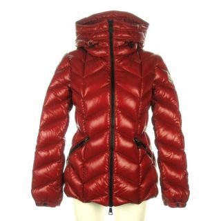 モンクレール(MONCLER)のMONCLER(モンクレール) ダウンジャケット サイズ1 S レディース BADETE(バデット) レッド 長袖/冬(ダウンジャケット)