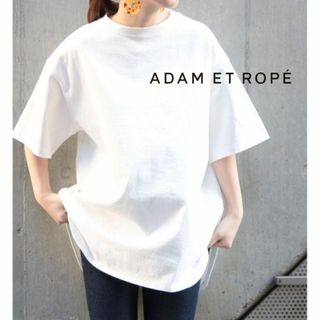 美品 アダムエロペ ＢＩＧ ＴＥＥ 白 free