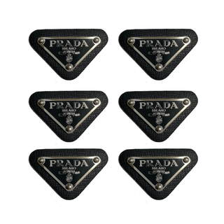 PRADA - 【6個】PRADA プラダ　メタル　プレート　ワッペン　ロゴプレート　ロゴパーツ