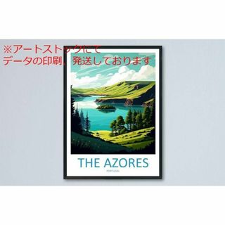 mz ポスター A3 (A4も可) アゾレス諸島トラベル ウォールアートアゾレス(印刷物)