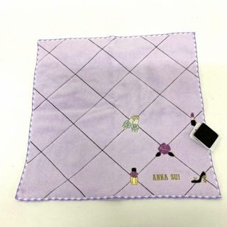 アナスイ(ANNA SUI)のANNA SUI(アナスイ) 小物新品同様  - ライトパープル×マルチ ハンドタオル コットン(その他)