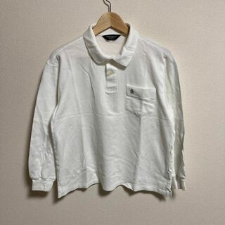 マンシングウェア(Munsingwear)のMunsingwear マンシングウェア　ポロシャツ　ゴルフ　白　ホワイト　L(ポロシャツ)