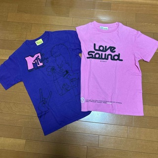 ランドリー(LAUNDRY)の【laundry ＆　M'tv】Tシャツ　２枚セット(Tシャツ/カットソー(半袖/袖なし))