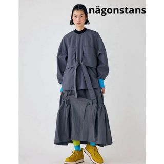 ナゴンスタンス(nagonstans)の美品 nagonstans asymmetry drawstring skirt(ロングスカート)