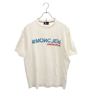 モンクレール(MONCLER)のMONCLER GRENOBLE モンクレールグルノーブル T-SHIRT MANICA CORTA J10978C00003 ロゴプリント半袖Tシャツ カットソー ホワイト(Tシャツ/カットソー(半袖/袖なし))