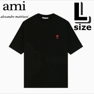 Amiparis　アミパリス　Tシャツ　Lサイズ　男女兼用　黒　ブラック